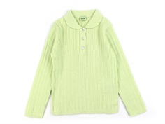 FUB apple pointelle blouse